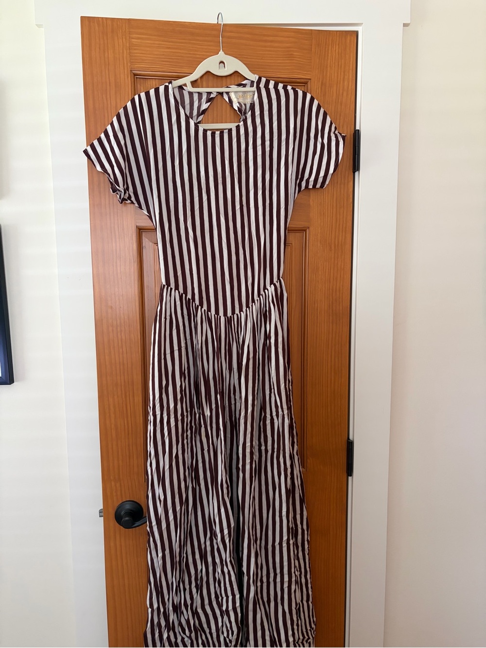 Jen’s Pirate Booty French Stripe Navi Dress - Picture 3 of 4
